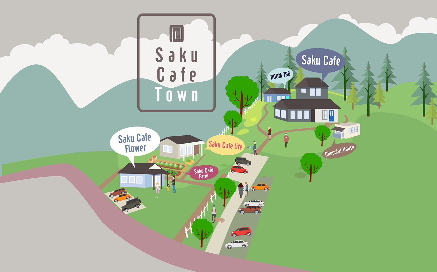 咲くカフェタウン - Saku Cafe Town