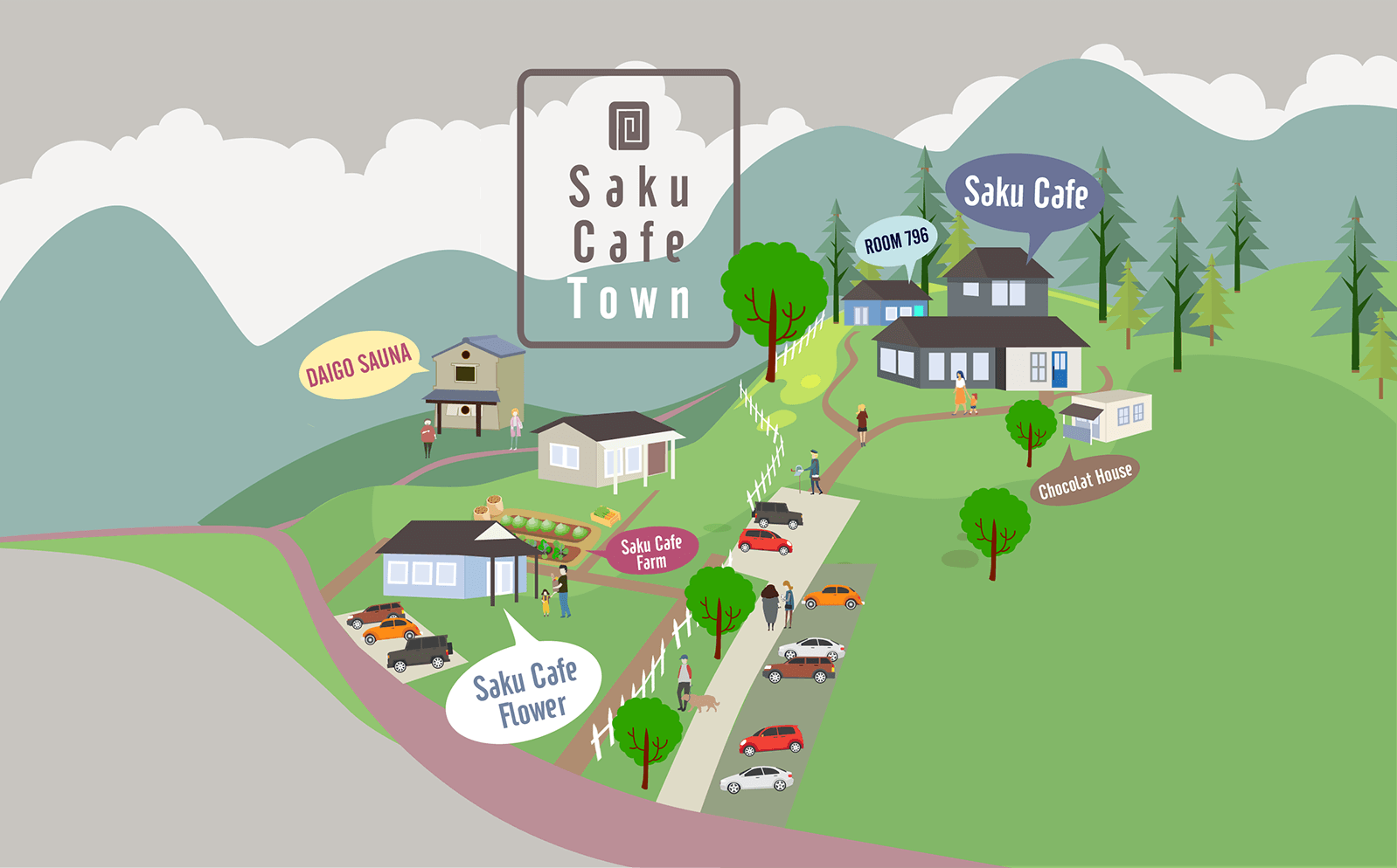 咲くカフェタウン - Saku Cafe Town
