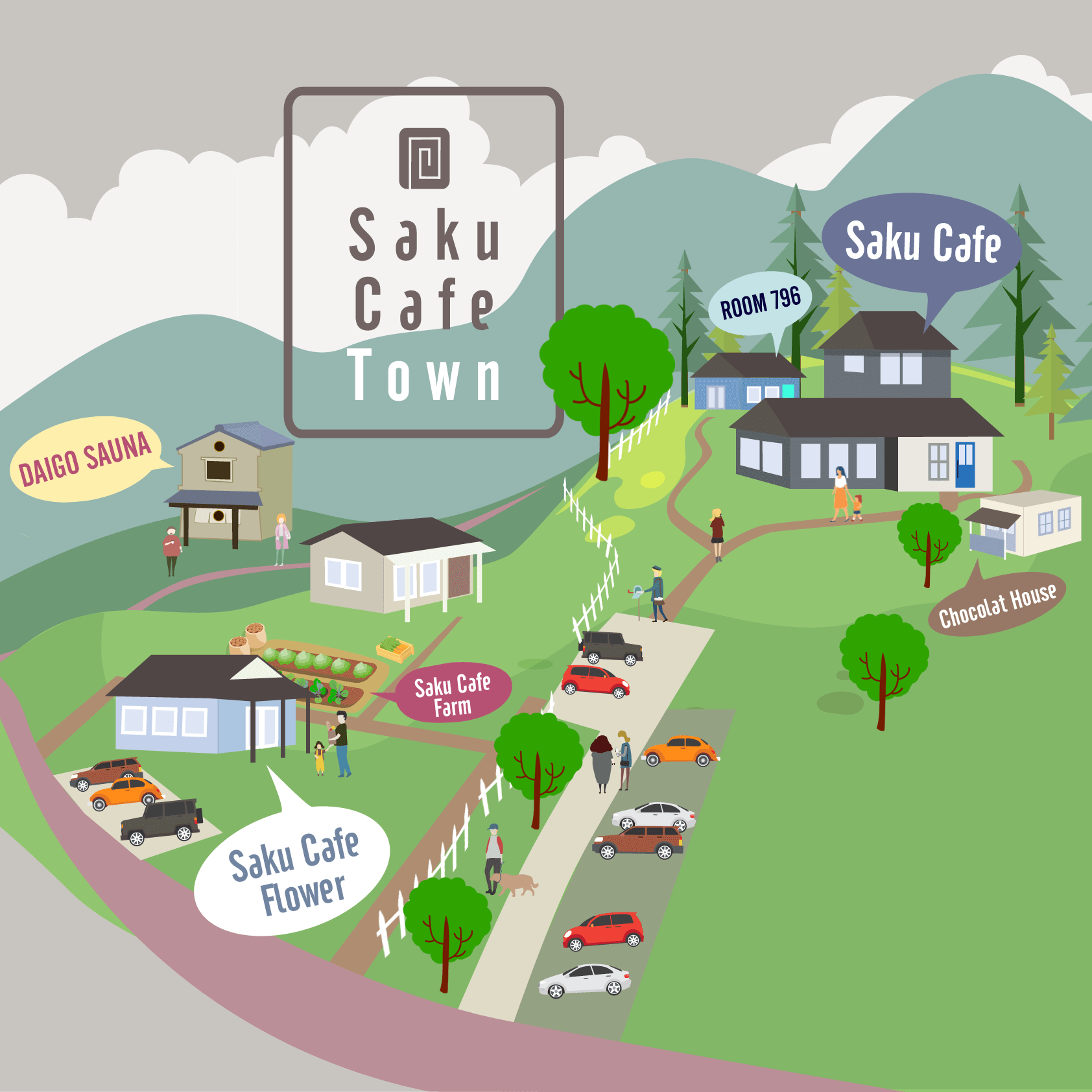 咲くカフェタウン - Saku Cafe Town