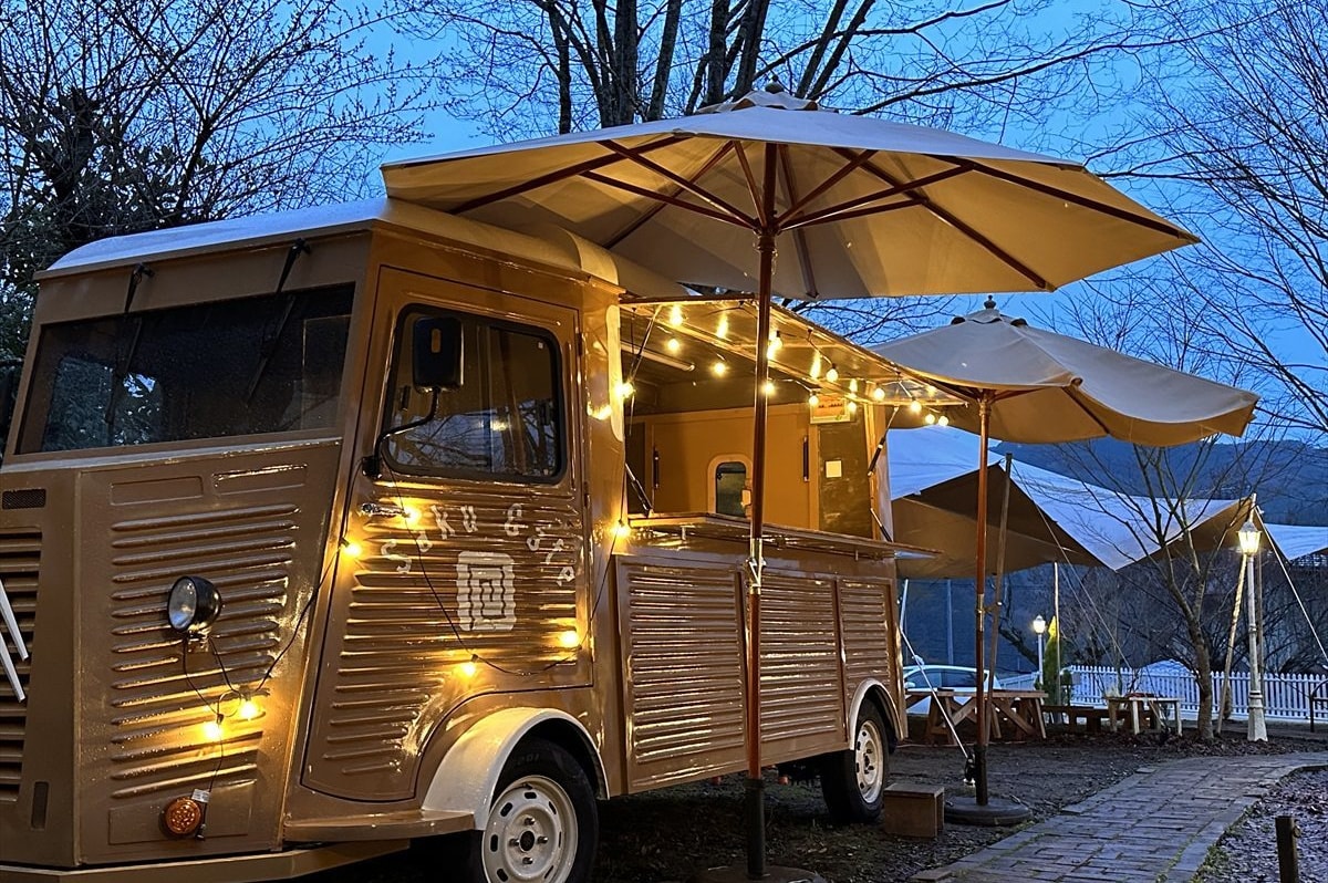 茨城・大子、咲くカフェノキッチンカー Food truck